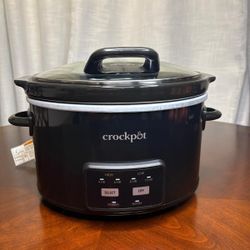 Crock-Pot® One Touch Control 4.5-Quart Lift & Serve Hinged Lid Slow Cooker