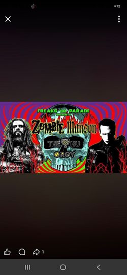 Rob zombie and Marilyn Manson