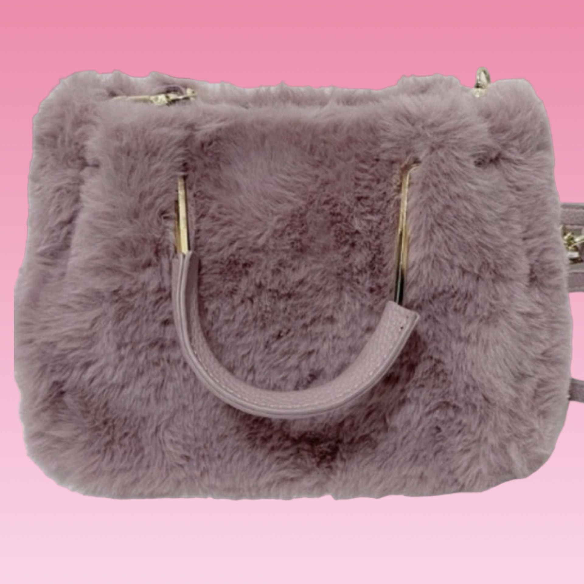 Isaac Mizrahi Mini Crossbody Purse (Faux Fur) Shoulder/Hand Bag
