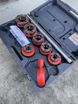 RIDGID 36475 12-R 1/2" - 2" NPT Exposed Ratchet Threader Set 🔥🔥🔥