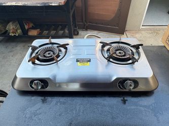 Propane 2 burner station stainless
