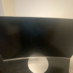 Samsung 27in White Super-Slim Curved 1080p LED Monitor, 1920 x 1080 Resolution