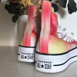 Tie dye CONVERSE All Star high-top platform sneaker
