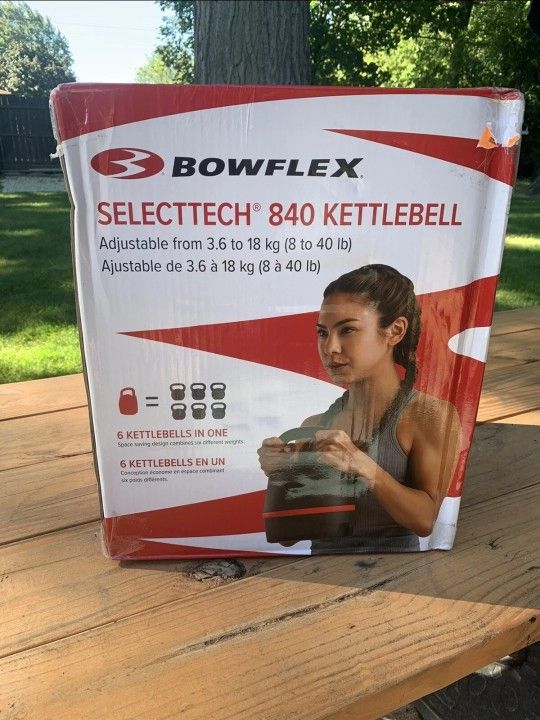 BowFlex SelectTech 840 Adjustable Kettlebell | BRAND NEW SEALED