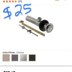 Delta Drain Assembly in Chrome