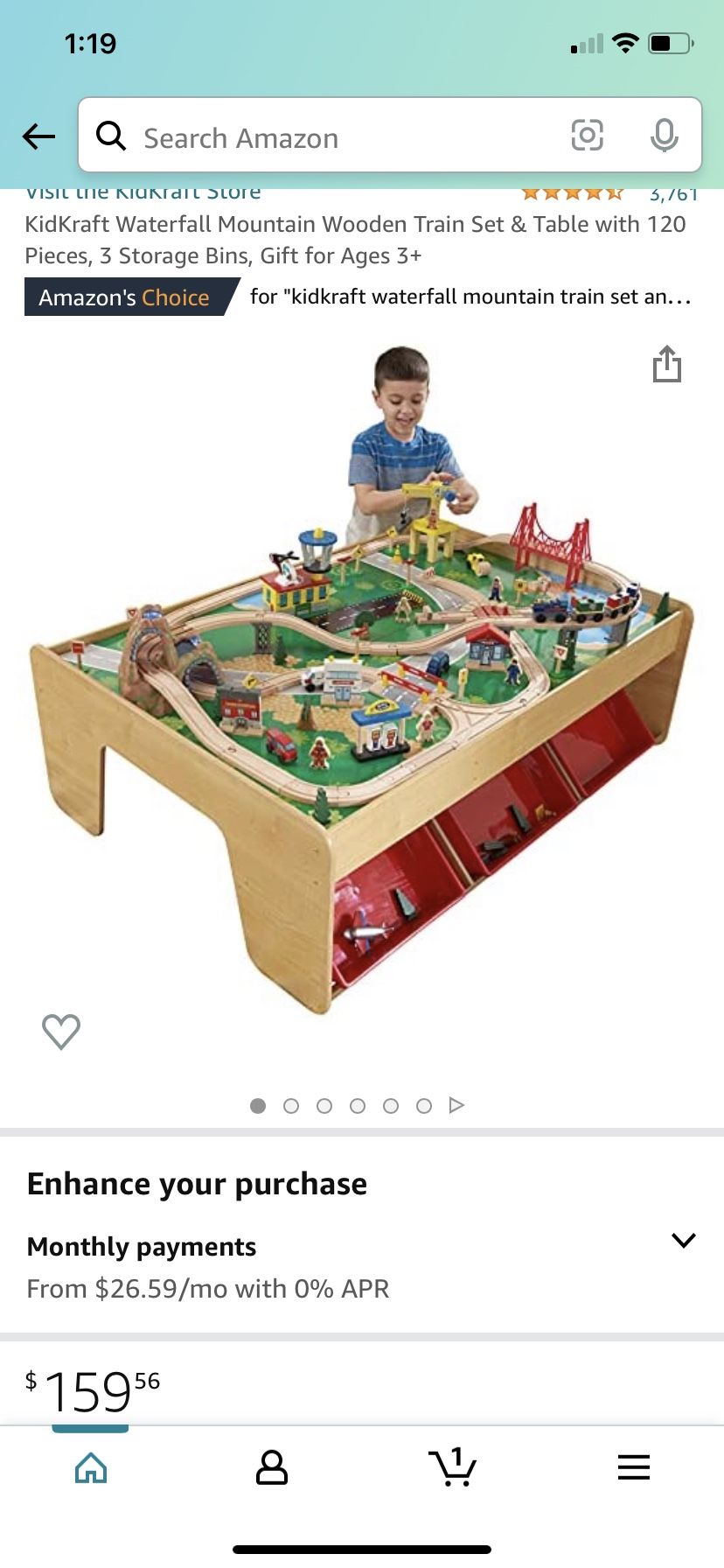 Train Set And Table - Brand New