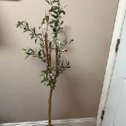 4 ft. Artificial Slim Minimalist Olive Tree