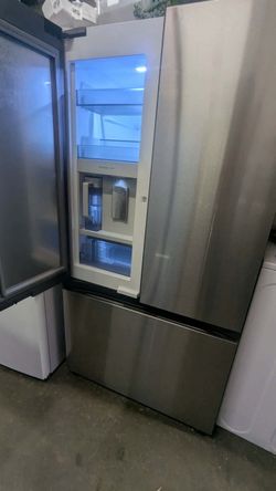 Stainless steel Samsung refrigerator