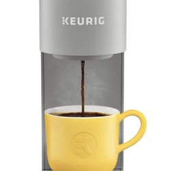 Keurig K-Mini Single Serve K-Cup Pod Coffee Maker, 6 to 12oz Brew size, with Cord Storage, Gray New
