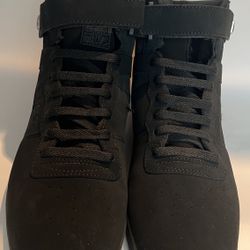 Size 12 Black Suede Filas Vulc 13 