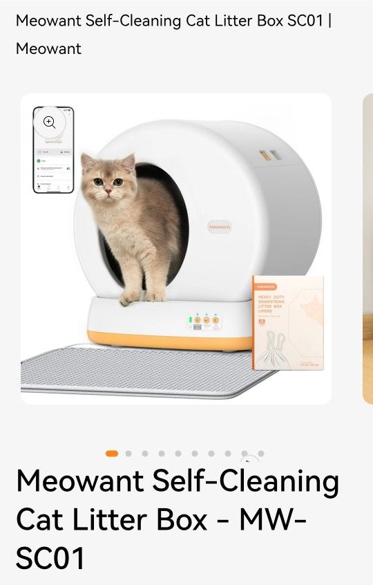 Meowant Cat Automatic Litter Box