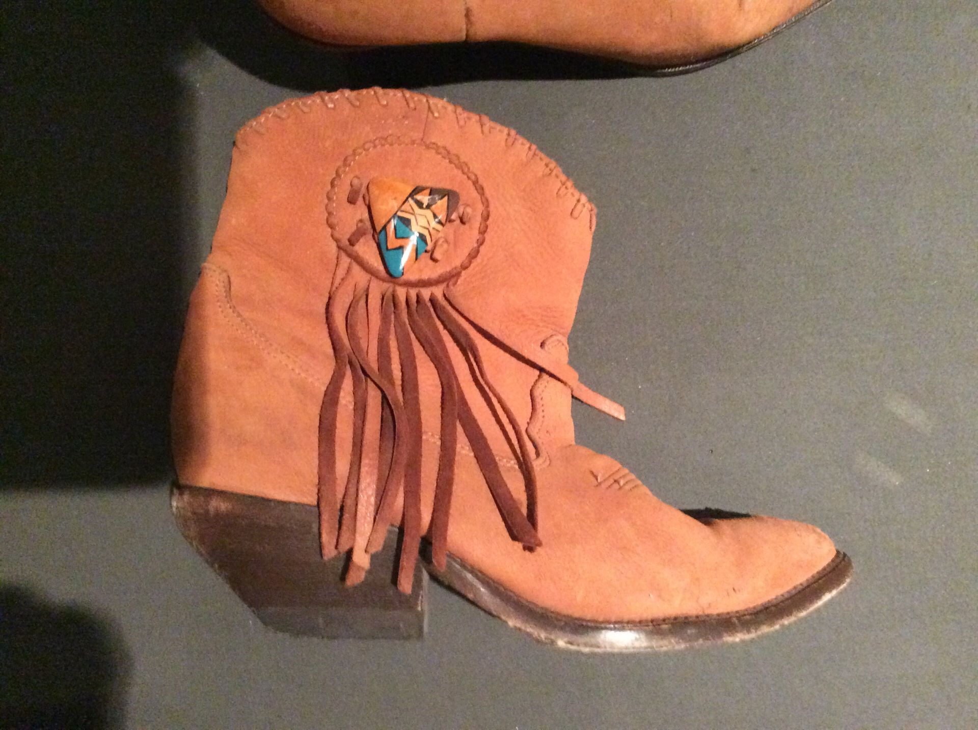 real ZODIAC cowboy boots, genuine leather women size 6, MAKE AN OFFER $75 MUST GOGO $35