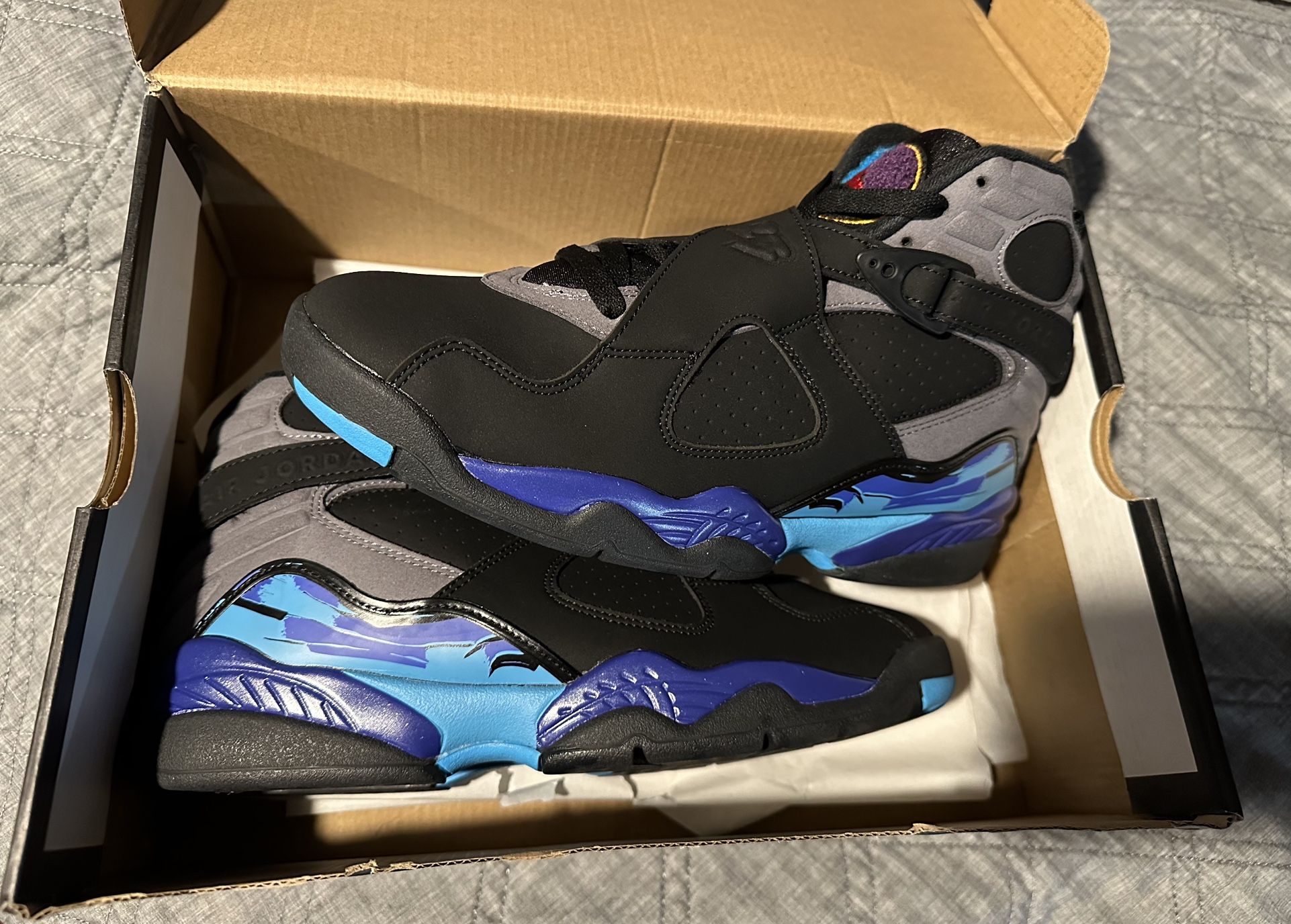 Aqua Jordan 8s