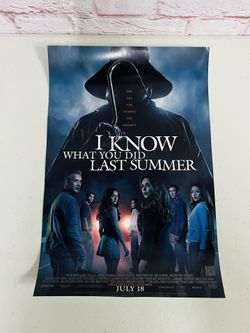 I Know What You Did Last Summer B&B Theaters Original Movie Promo Poster