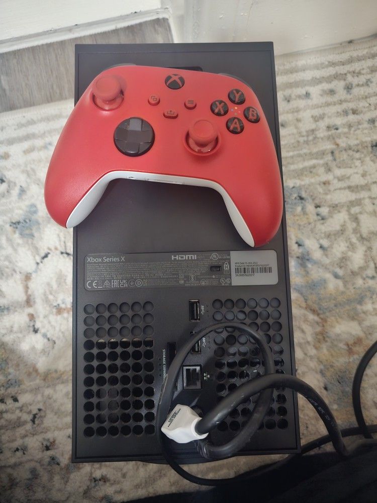 Xbox Series X With Controller