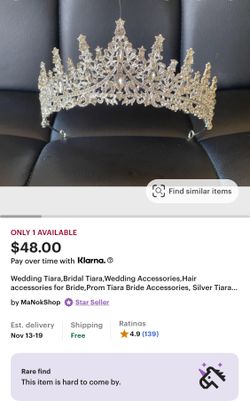 Wedding Tiara, jewelry set, bridal, quinceñera, sweet 16 , prom crown. Corona para boda