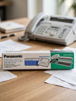Panasonic KX-FA55 Genuine Ink Film 2 Rolls Value Pack Fax Film 50 m Discontinued