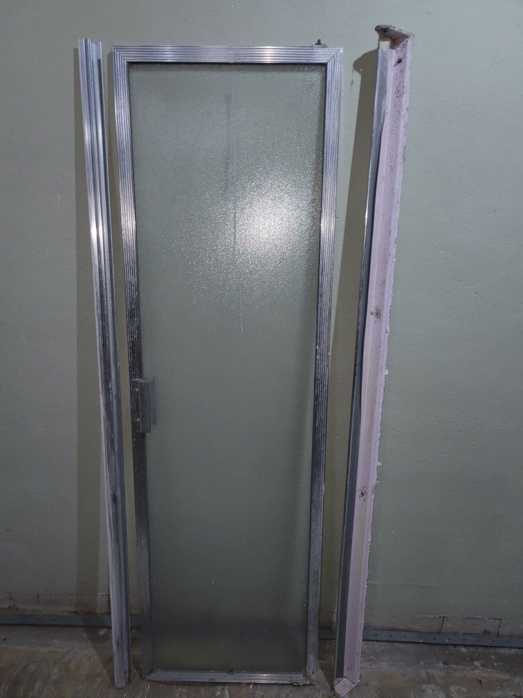 Aluminum Shower Door For Home RV Camper Van