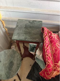 Marble top table