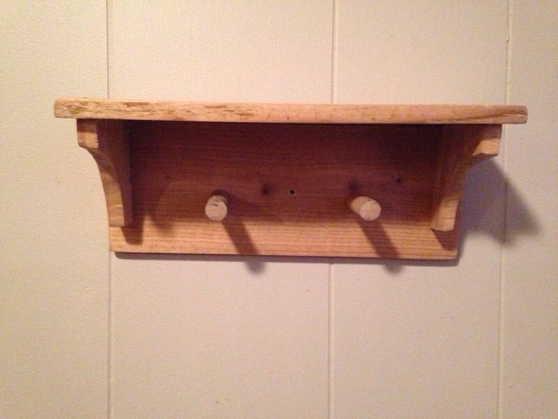 Shelf/key/coat hanger