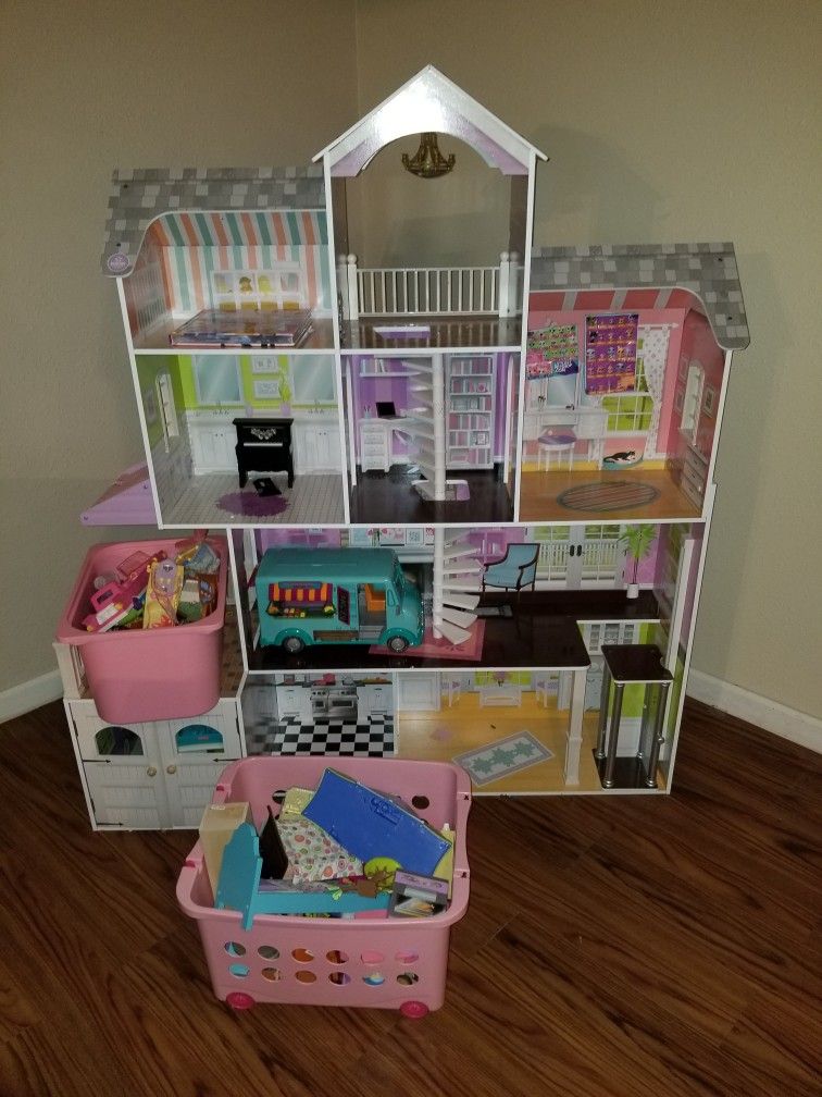 Doll House And All Its Furniture 