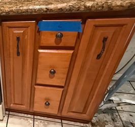 Kitchen cabinets