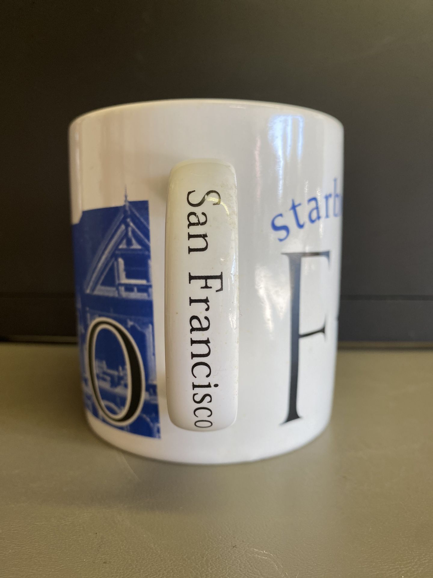 San Francisco Starbucks Coffee Cup City Mug Collector Series Made in Thailand 1994