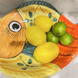 Fish Platter Bowl  Desuir For Virtri Italian