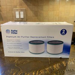 New 2 Pack Fette Filter HEPA Filters for Dyson* Desk* Air Purifier #968125-03 