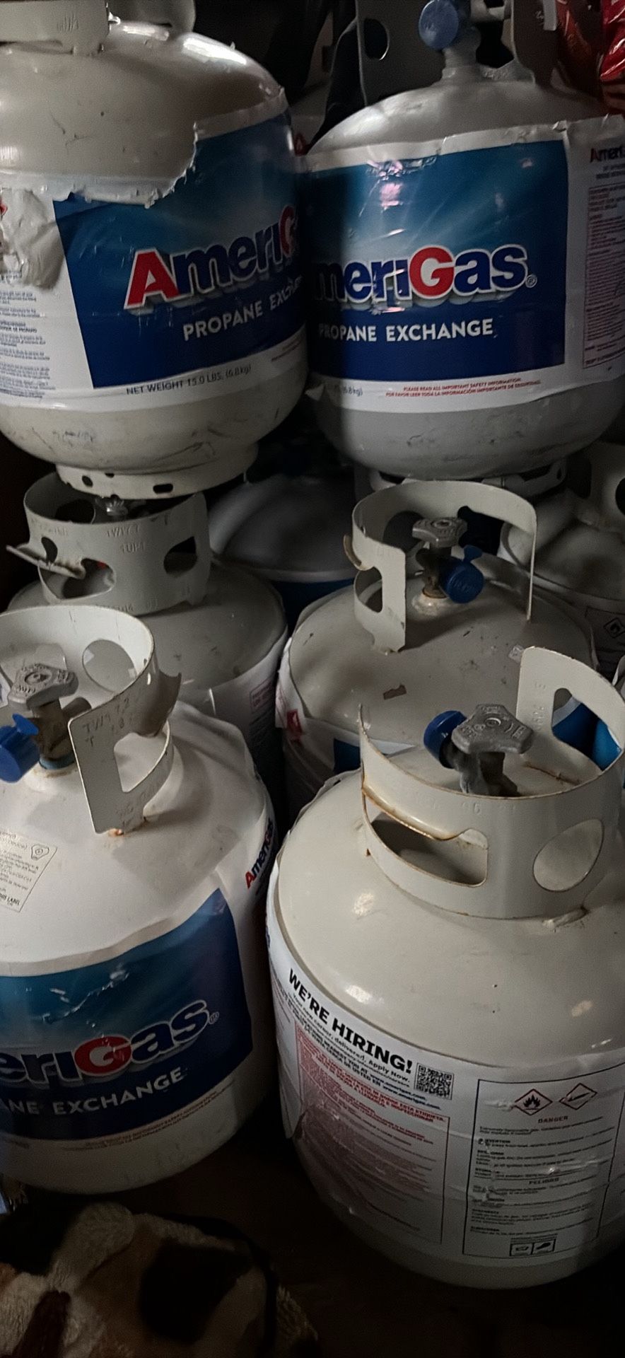 Brand Full 15lb Propane Tanks 