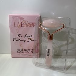 The Pink Rolling Stone Face Massager