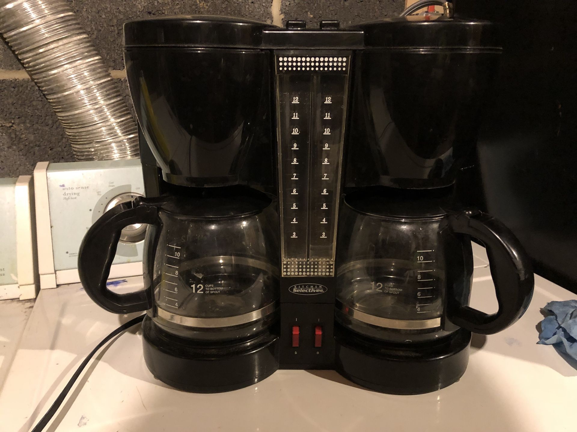 Double coffee maker
