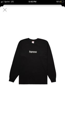 Supreme box logo size medium black brand new
