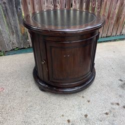 Brown side table