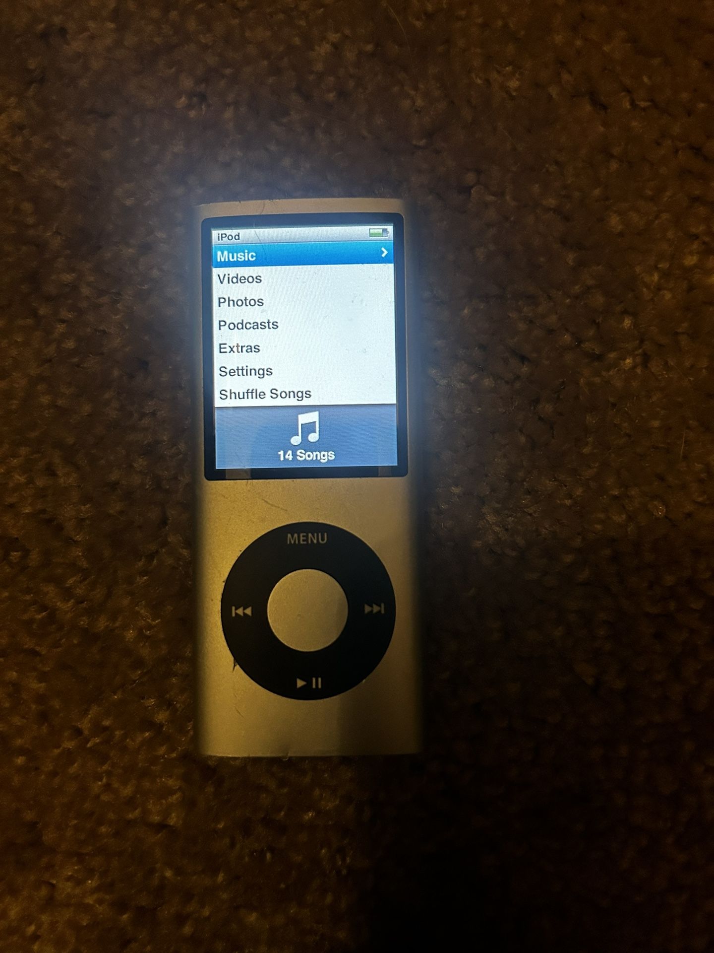 Apple Ipod Nano, Silver, 4th Generation, 8 Gb