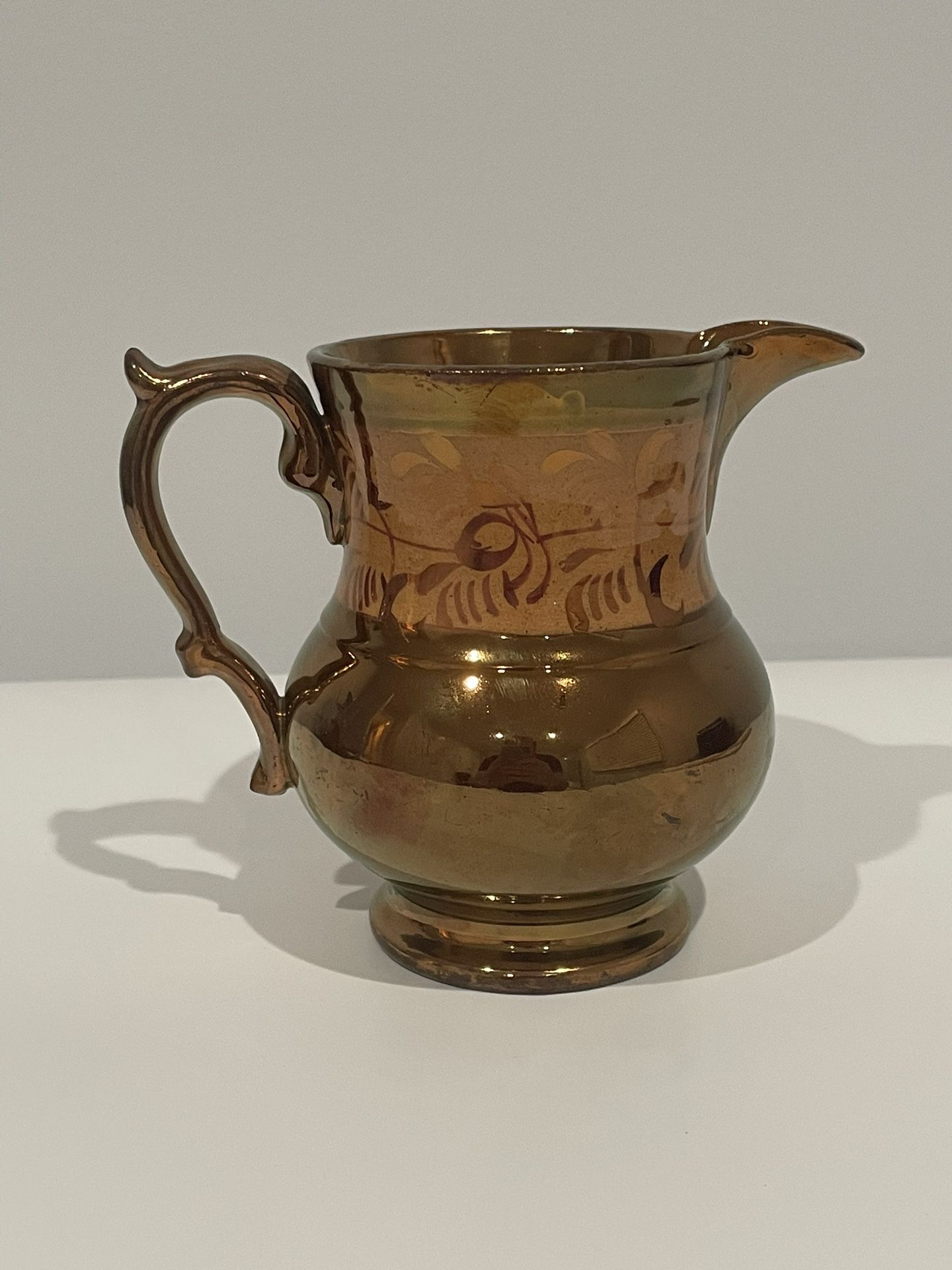 Copper Luster Pitcher 
