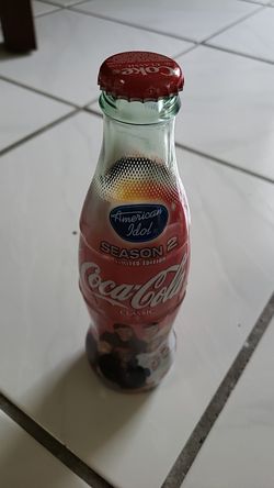 Coca Cola American Idol season 2 collector bottle