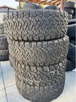 35x12.50r18 Bfgoodrich ko2 tires en Excelentes Conditiones de Vida las 4