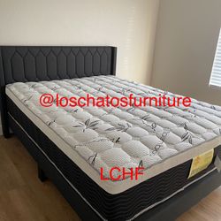 Bed Frame Queen Size With Mattress 