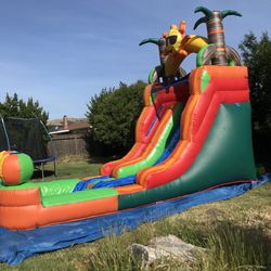 Big Slide And Pool 1800