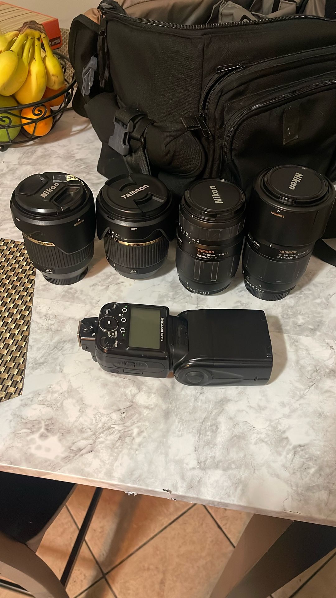 Camera Lenses And Flash