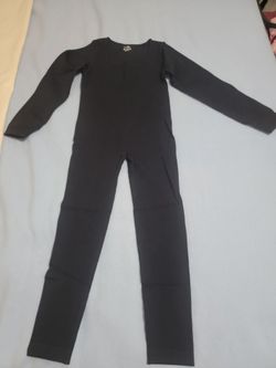 Black Long Sleeve Jumpsuit Black color