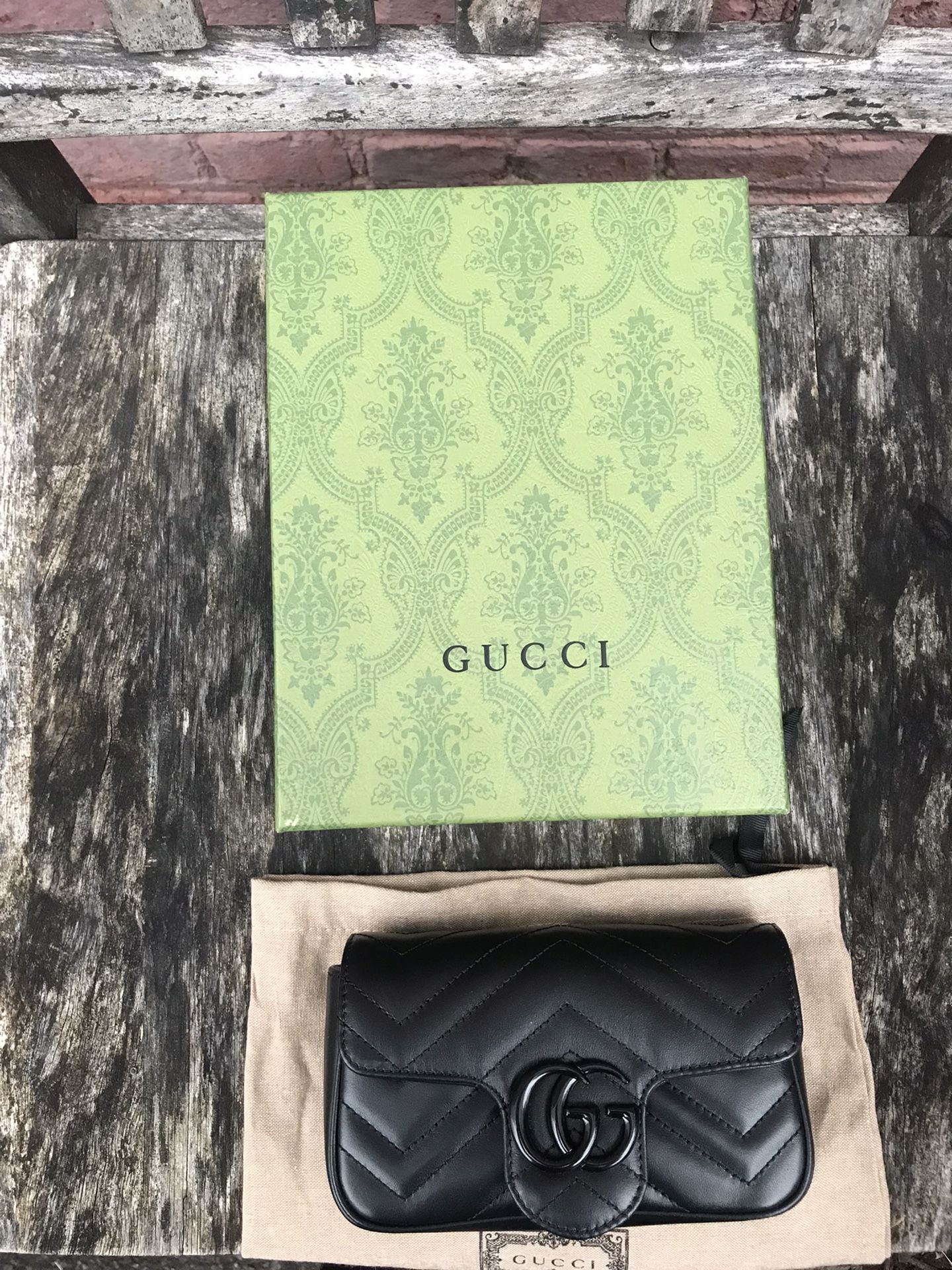 Gucci Marmont Leather Black NEW Small