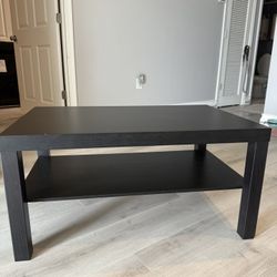 Black IKEA table 