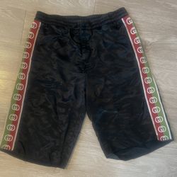 GUCCI: Acetate Shorts