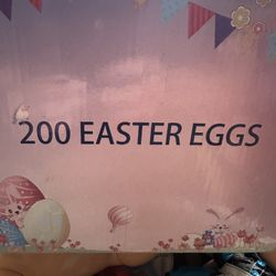 Empty Plastic Eggs , New Box Of 40 Large , Box Of 200 Small