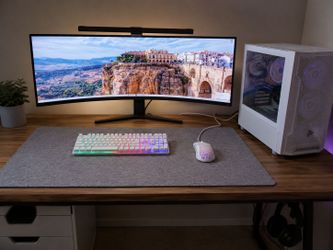 Skytech pc w/ 49" monitor