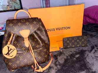 Louis Vuitton Monogram Backpack with Wallet