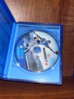 Opened PlayStation Video Game PS4 PS5 Video Game Madden nfl 16 football