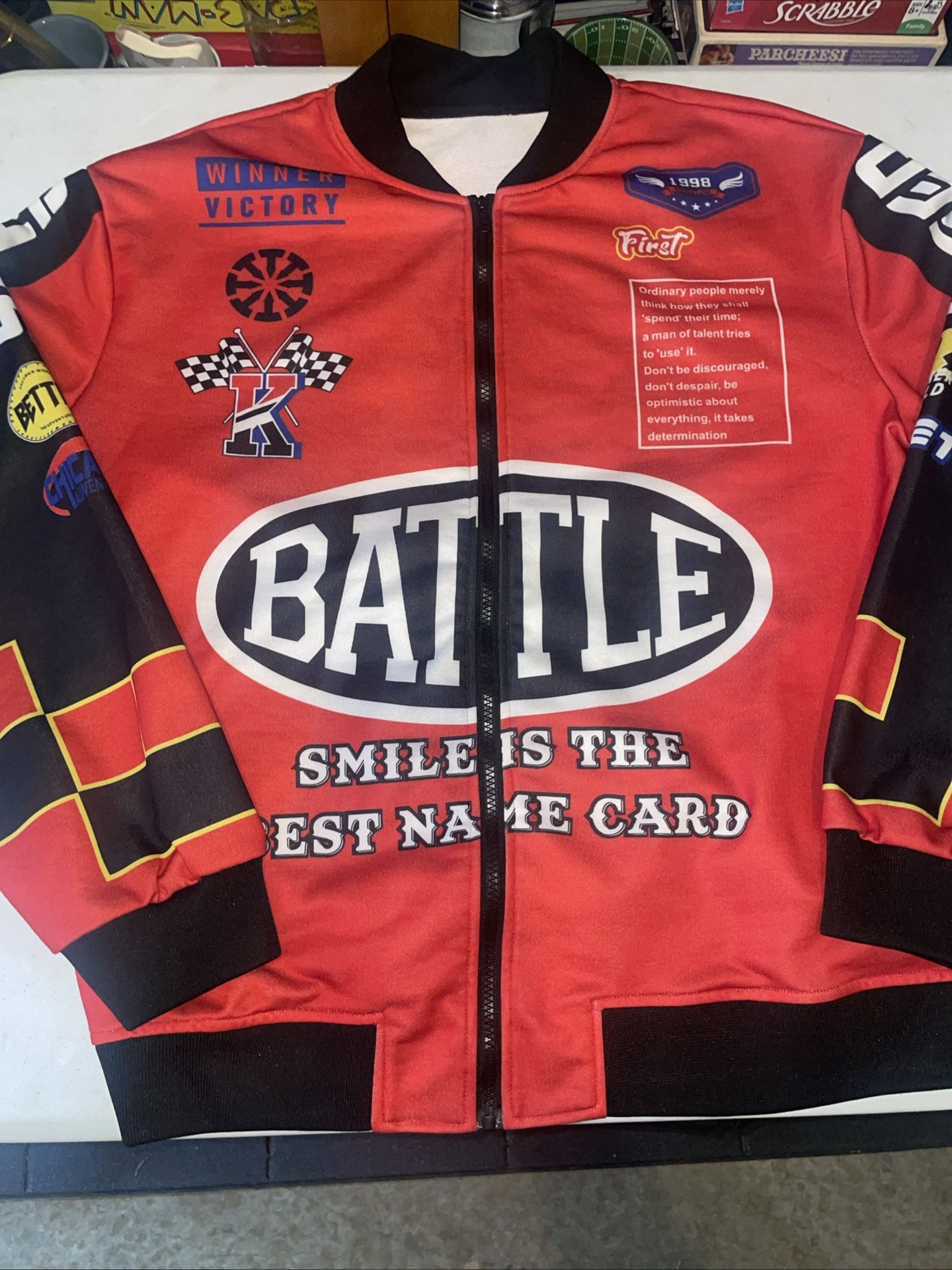 Shein MENS XL RACING STYLE JACKET